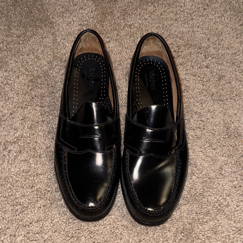 G.H. Bass Weejuns Black Slip-On Loafers